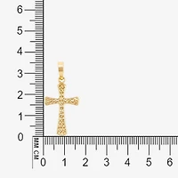 Unisex Adult 14K Gold Cross Pendant