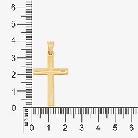 Mens 14K Gold Cross Pendant
