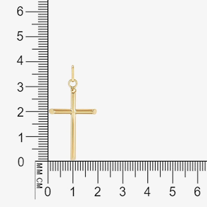 Made in Italy Unisex Adult 14K Gold Cross Pendant