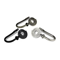 Rod Desyne Decorative Holdbacks with Coil Finials