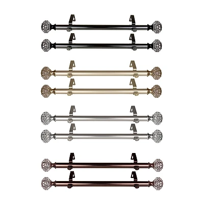Rod Desyne Elsie 1 Adjustable Side Curtain