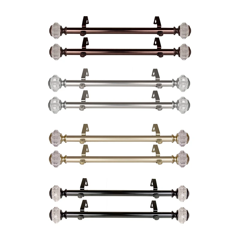 Rod Desyne Inez 1 Adjustable Side Curtain