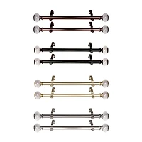 Rod Desyne Ironwood 1 IN Adjustable Side Curtain Rod