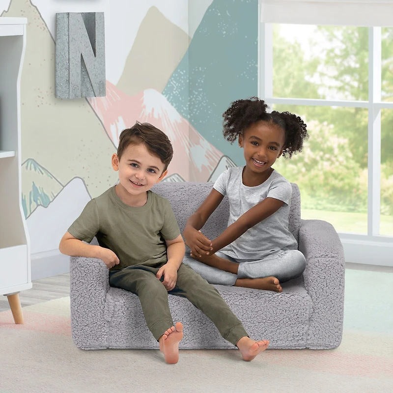 Cozee Flipout Convertible Sherpa Sofa
