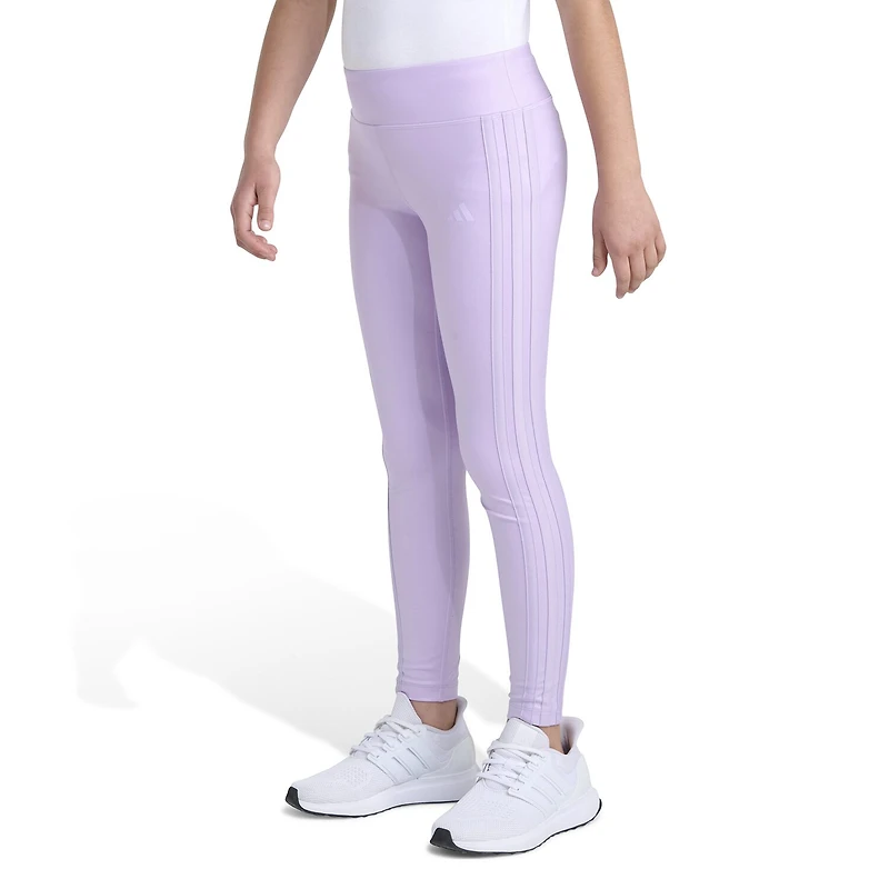 adidas Big Kid Girls Mid Rise Active Skinny Full Length Leggings
