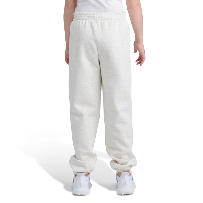 adidas Big Kid Girls Cuffed Mid Rise Loose Fit Fleece Jogger Pant