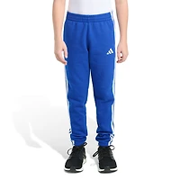 adidas Big Kid Boys Drawstring Waist Cuffed Mid Rise Regular Fit Fleece Jogger Pant