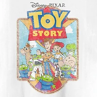 Mens Crew Neck Short Sleeve Regular Fit Buzz Lightyear Jessie Toy Story Graphic T-Shirt