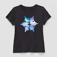Xersion Little & Big Kid Girls Crew Neck Short Sleeve Regular Fit Graphic T-Shirt