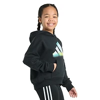 adidas Big Kid Girls Long Sleeve Fleece Active Hoodie