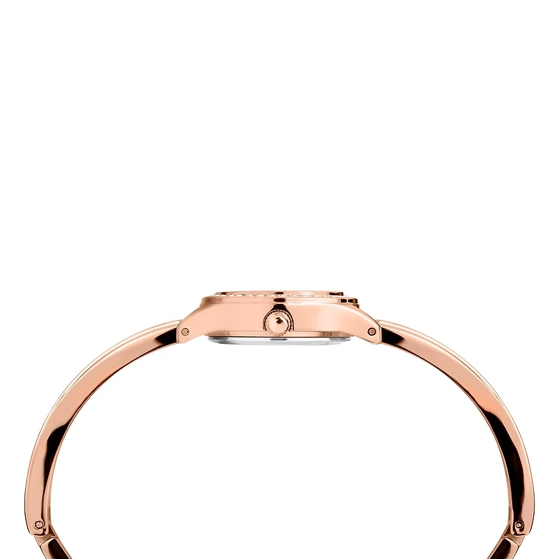 Timex Womens Rose Goldtone Bracelet Watch Tw2t57900ji