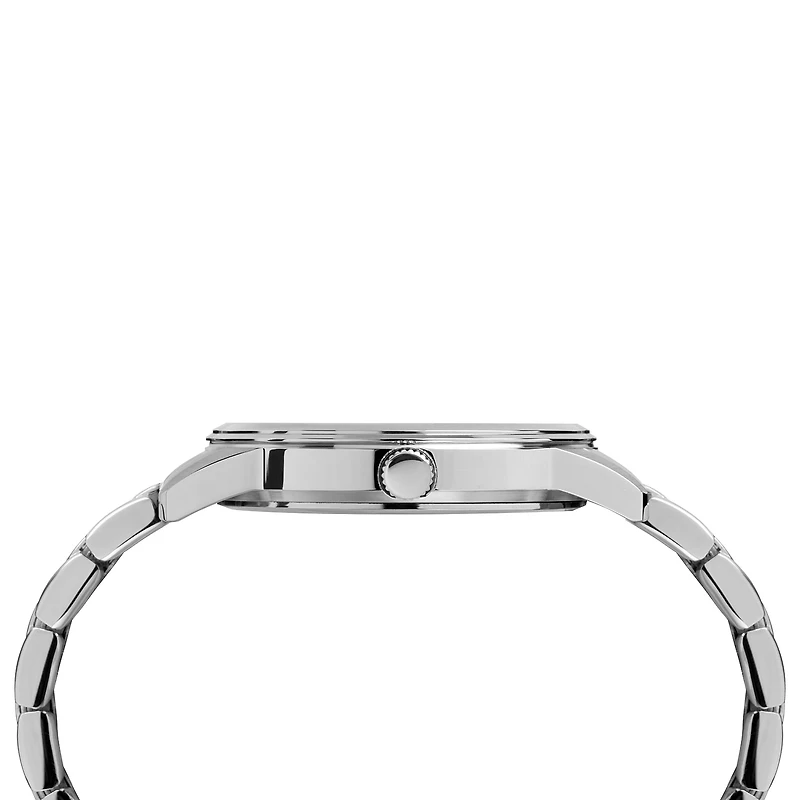 Timex Mens Silver Tone Stainless Steel Bracelet Watch Tw2t59800ji