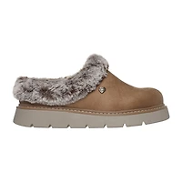 Skechers Bobs Keepsake Lite Cozy Blend Womens Memory Foam Slip-On Slippers
