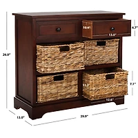 Safavieh Herman 6-Drawer Chest