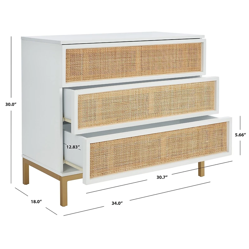 Safavieh Zadie 3-Drawer Chest