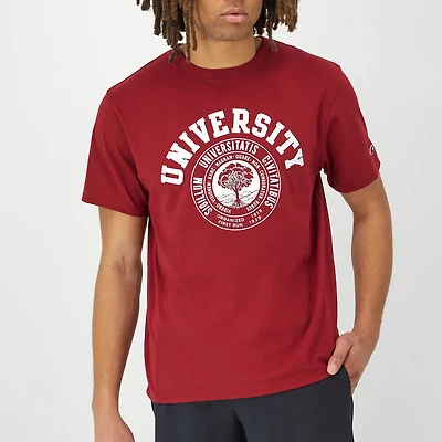 Champion Mens Crew Neck Short Sleeve Regular Fit Graphic T-Shirt