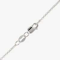 DiamonArt® Cubic Zirconia Sterling Silver Cluster Drop Necklace