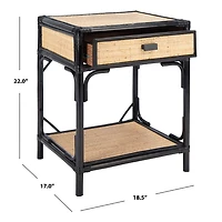 Safavieh Roya 1-Drawer Nightstand