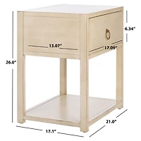 Safavieh Yudi 1-Drawer Nightstand