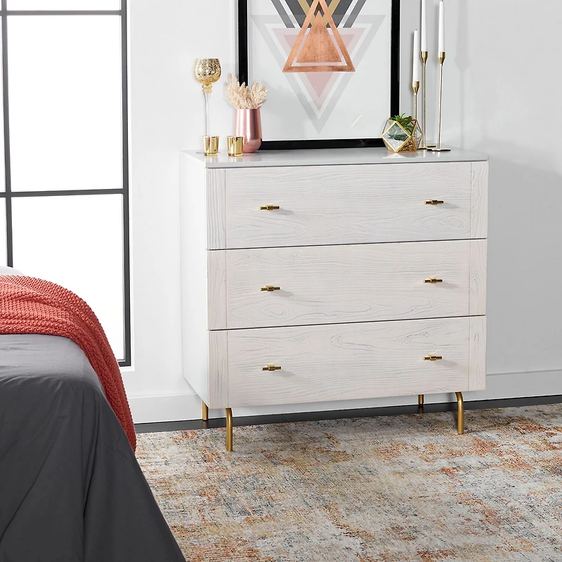 Safavieh Genevieve 3-Drawer Dresser