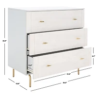 Safavieh Genevieve 3-Drawer Dresser