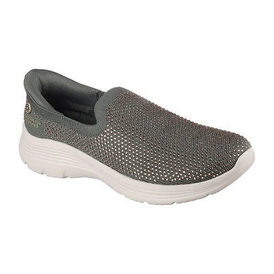 Skechers Hands Free Slip-Ins Martha Stewart Bedford Genuine Gem Womens Slip-On Walking Shoes