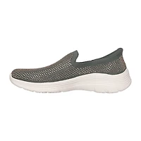 Skechers Hands Free Slip-Ins Martha Stewart Bedford Genuine Gem Womens Slip-On Walking Shoes