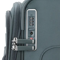 Samsonite Silhouette 18 Inch Softside Expandable Checked Spinner Luggage