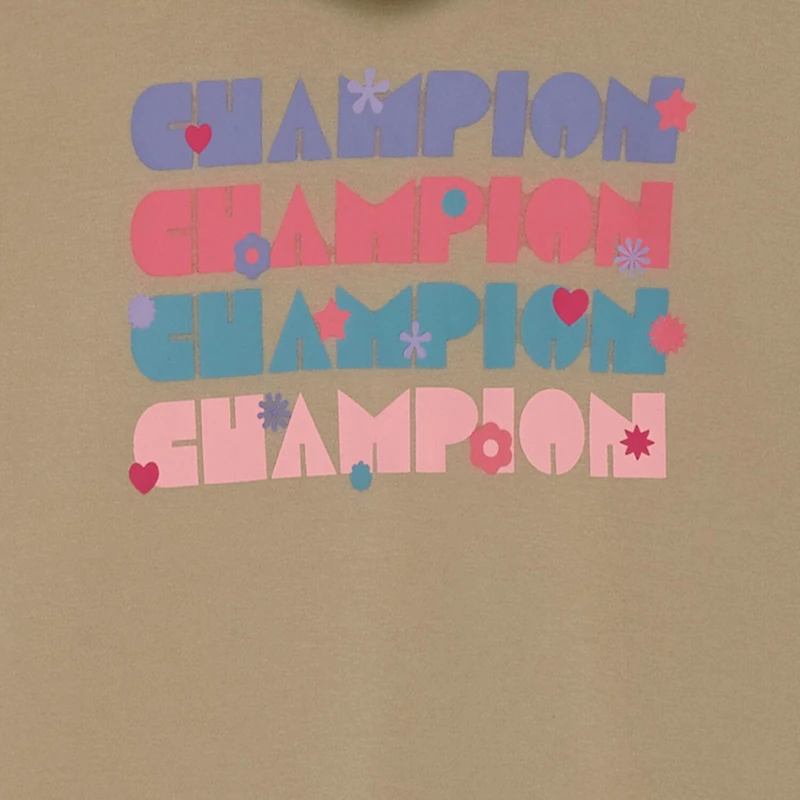 Champion Big Kid Girls Long Sleeve Fleece Active Hoodie
