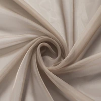 Crystal Sheer Rod Pocket Set of 2 Curtain Panel