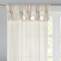 Madison Park Elowen Tab Top Sheer Set of 2 Curtain Panel