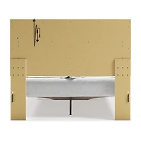 Signature Design by Ashley Altyra Upholstered Bed with 2 Storage Drawers White