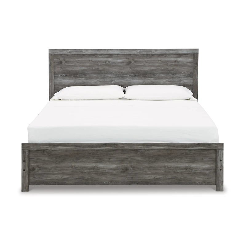 Signature Design by Ashley Bronyan King Panel Bed in Dark Gray