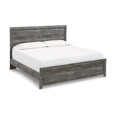 Signature Design by Ashley Bronyan King Panel Bed in Dark Gray