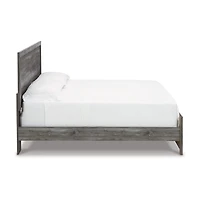 Signature Design by Ashley Bronyan Panel Bed Dark Gray