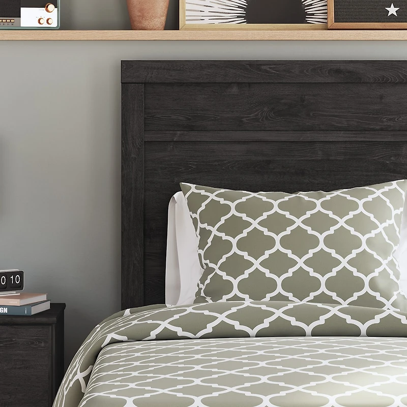 Signature Design by Ashley Belachime Panel Bed Charcoal