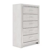 Signature Design by Ashley Altyra 5-Drawer Chest in White