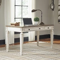 Signature Design by Ashley Realyn 60" Home Office Lift Top Desk with USB Charging