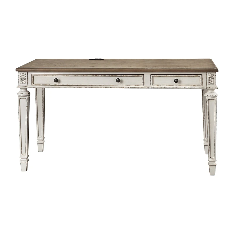 Signature Design by Ashley Realyn 60" Home Office Lift Top Desk with USB Charging