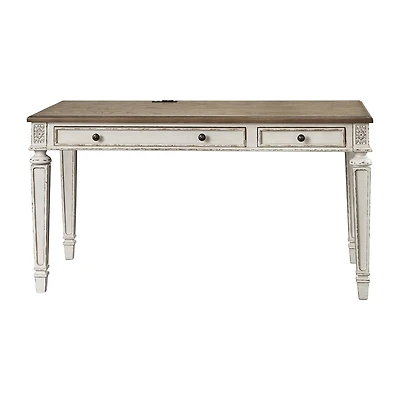 Signature Design by Ashley Realyn 60" Home Office Lift Top Desk with USB Charging