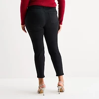 Bold Elements Womens Plus High Rise Skinny Fit Jean