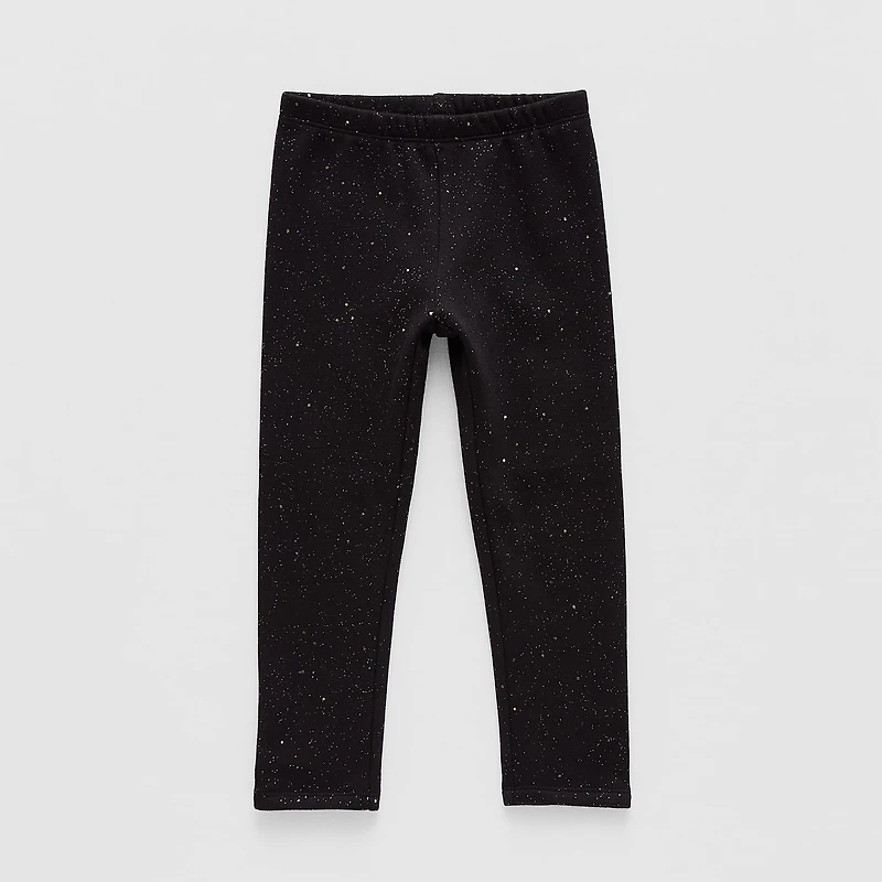 Okie Dokie Toddler & Little Girls Fleece Skinny Full Length Leggings