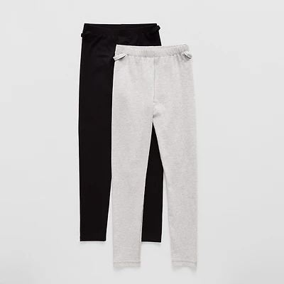 Thereabouts Little & Big Kid Girls Seated Wear Knit Skinny 2-pc. Full Length Leggings