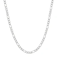 Mens Stainless Steel 24" 3mm Figaro Chain