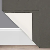 Eclipse Ambiance Draft Stopper Grommet Top Energy Saving 100% Blackout Single Curtain Panel