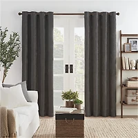 Eclipse Ambiance Draft Stopper Grommet Top Energy Saving 100% Blackout Single Curtain Panel