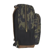 AD Sutton Kelty Camo Backpack with Faux Leather Trim
