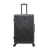 InUSA Drip 28 Inch Hardside Lightweight Checked Spinner Luggage