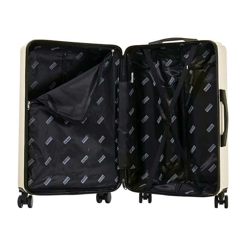 InUSA Drip 28 Inch Hardside Lightweight Checked Spinner Luggage