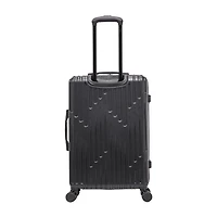 InUSA Drip 24 Inch Hardside Lightweight Checked Spinner Luggage